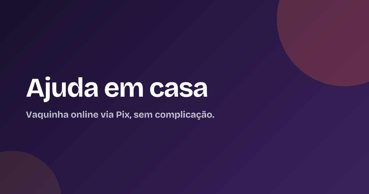 Ajuda em casa