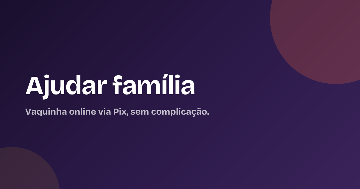 Ajudar família
