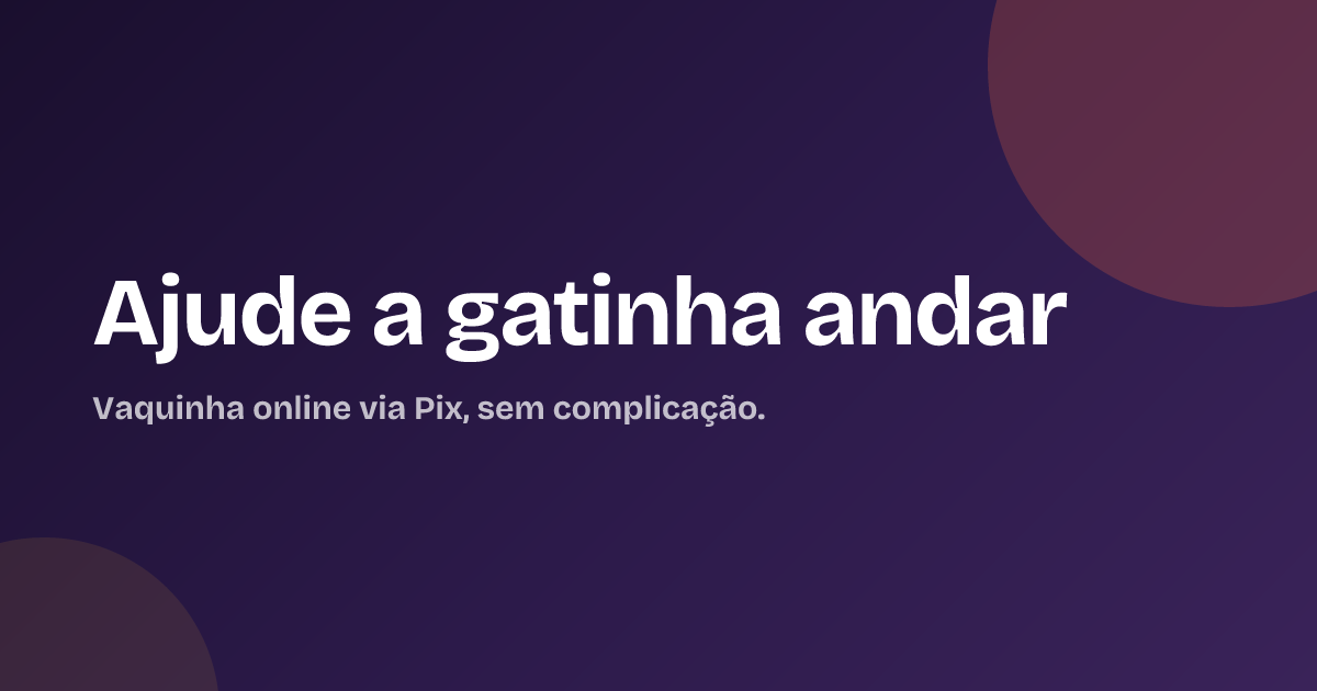 Ajude a gatinha andar