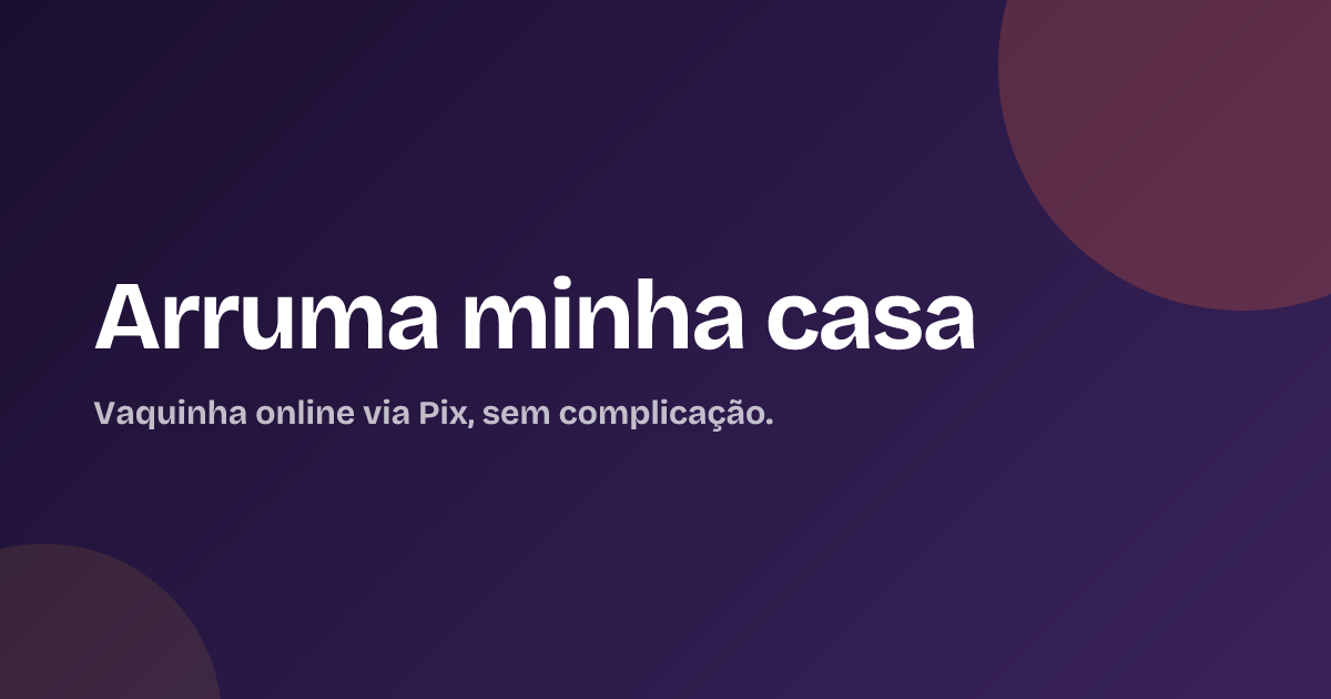 Arruma minha casa
