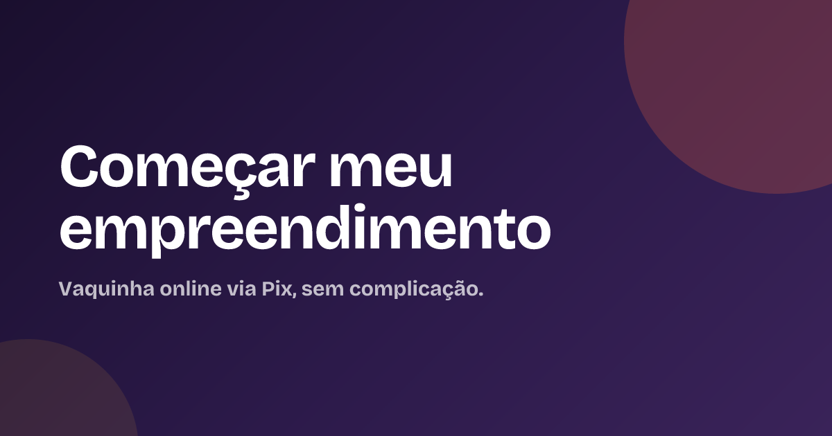 Começar meu empreendimento