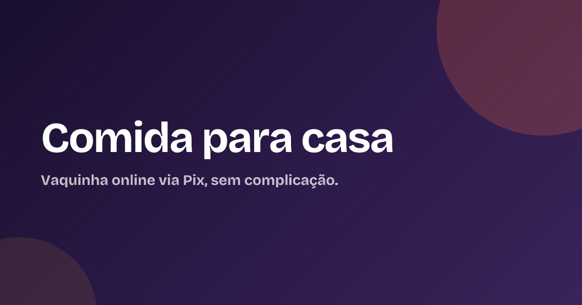 Comida para casa