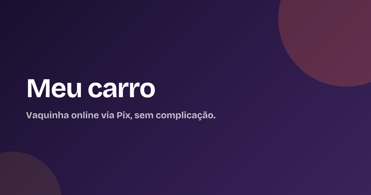 Meu carro