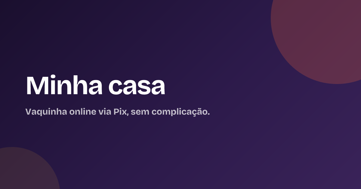 Minha casa