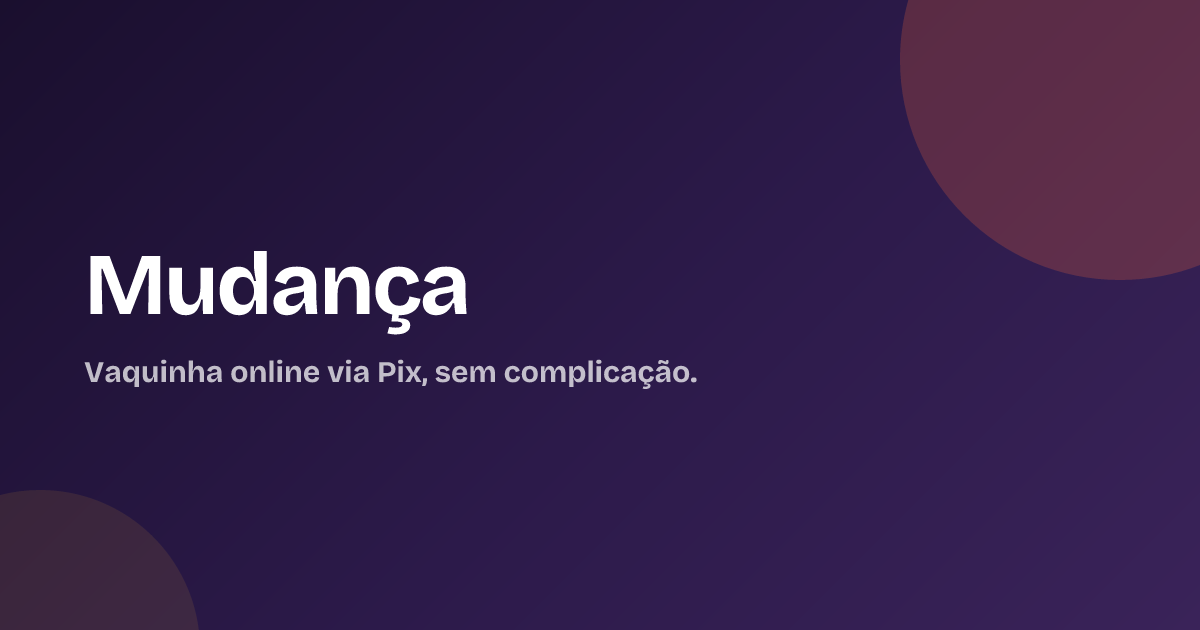 Mudança
