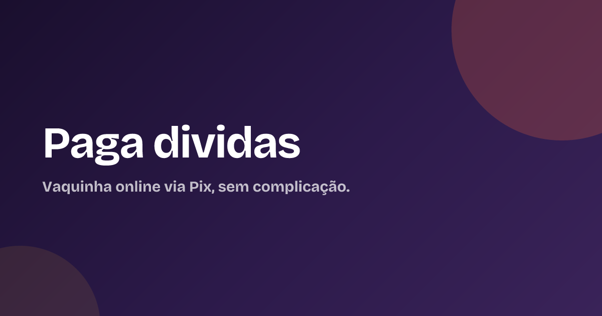 Paga dividas