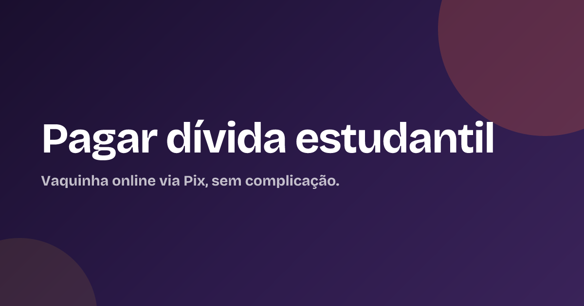 Pagar dívida estudantil
