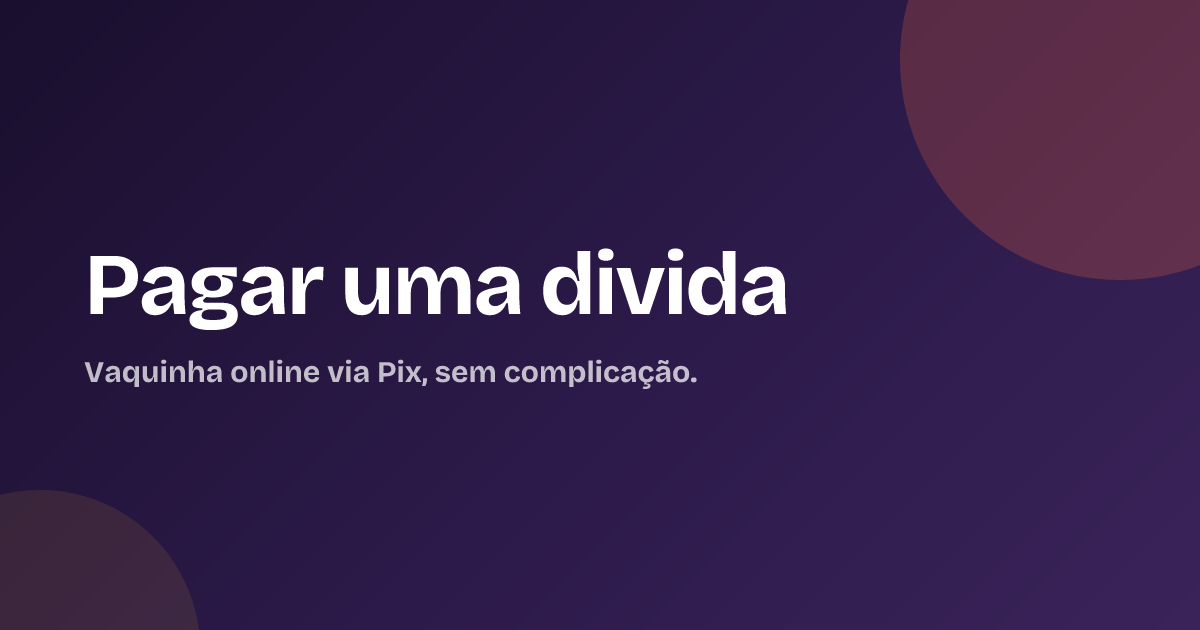 Pagar uma divida