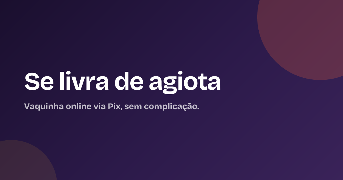 Se livra de agiota